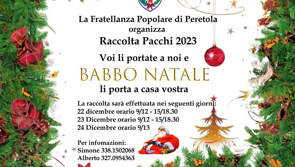 Raccolta pacchi 2023